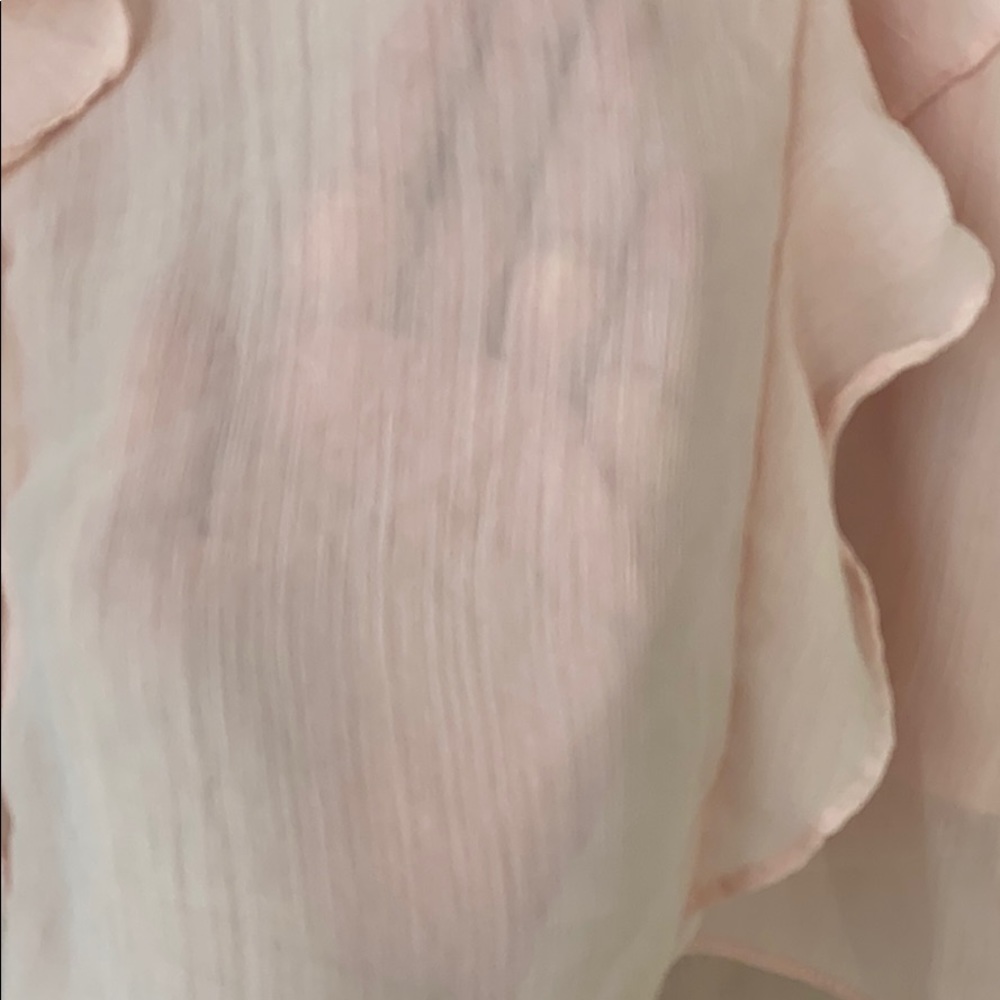 BCX Women’s Pink Side Ruffle Top - Picture 4 of 8